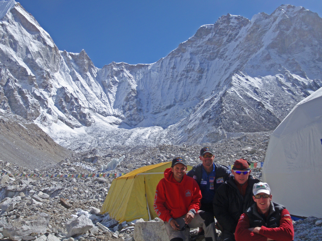 Moises, Stuart, John and I at BC